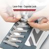 Creative No-Tie Shoelaces: Elastic Laces with Metal Buckle for Kids & Adults