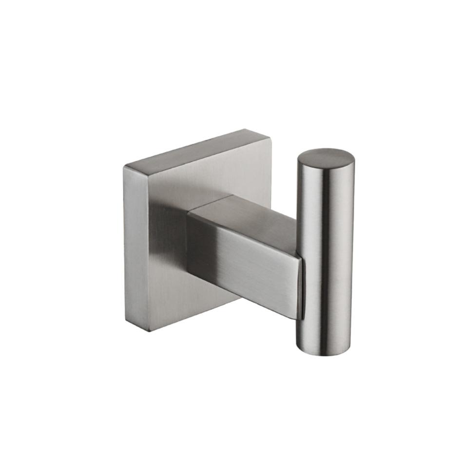 

Настенный крючок из нержавеющей стали 304, черный матовый золотой квадратный, креативный, для ванной, кухни, вешалка для полотенец, пальто, одежды, держатель для ключей