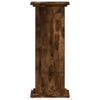 Plant Stand Smoked Oak 33x33x80 cm Wood Based Material