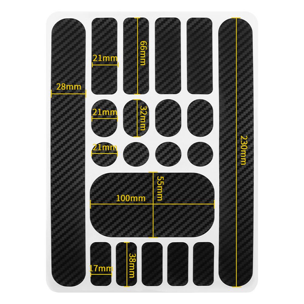 

Защитная пленка от царапин для защиты цепи и нижних труб овальной формы, ремонтная наклейка чёрный