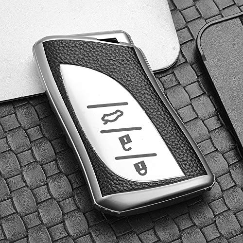 

[SANRILY] Чохол для смарт-ключа Lexus, Захисний чохол для ключа, Тримач для ключа, Для LEXUS LC срібний