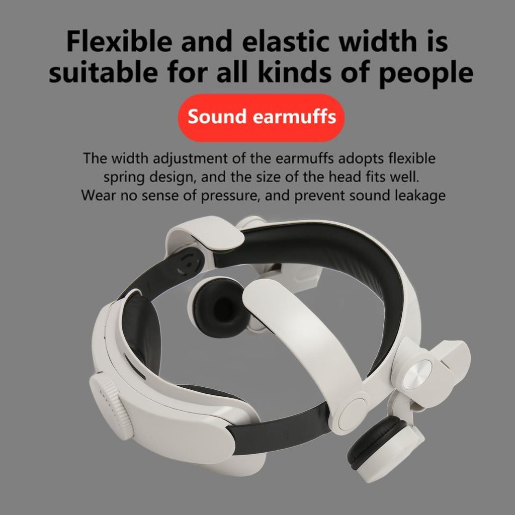 VR Head Strap Kit Professional Comfortable Lightweight Adjustable VR Headset Head Strap Replacement for Quest 2