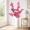 Bougainvillea 120 cm Hajlítható Művirág Szárak Hálószoba Beltéri Zöld Növényekhez Illeszkedő