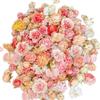 20 Stück Mini Zufallsmischung Künstliche Blumen Seiden-Fälschungsblumen für Heimdeko DIY Kranz Basteln Hochzeitsfeier Kranzdekor