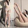 Sexy Underwear, Sexy Lace Suspenders, Integrated Stockings, Seductive Splicing with Feet, Free Stockings, Pure Passion