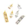 2 PCs Brass & Cubic Zirconia Charms Gold Plated Silver Plated Pendants For DIY Necklace Bracelet Jewelry Making Findings