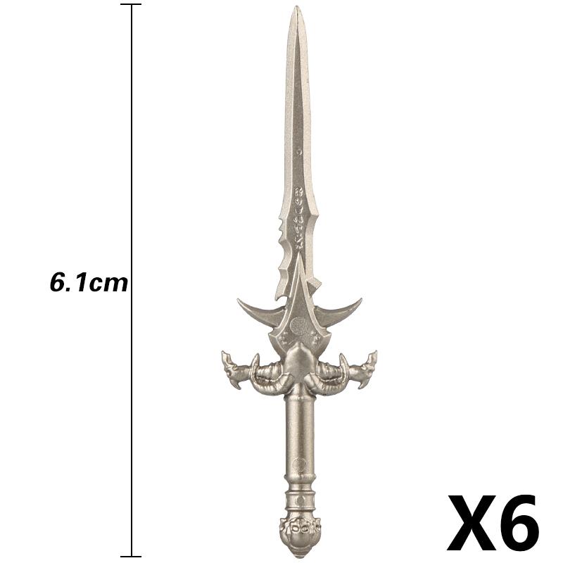 MOC Medieval Building Block Soldier Figure Weapon Accessories Battle Axe Bow Arrow Sword Sheath Shield Assembly Puzzle Brick Toy