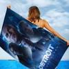 Game D-Detroit Become Human Microfiber Beach Towel Absorbent Quick Dry Soft Yoga Swimming Resort Mountain Climbing Towel