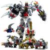 5IN1 BPF ABS Model Transformation G1 Robot Toy Dinoking Volcanicus Grimlock Slag Sludge Snarl Swoop Slash Dinobots Action Model