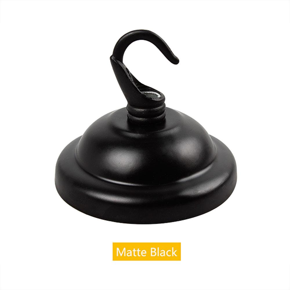 

Вінтажна накладка на стелю Підвісна лампа Гачок Набір деталей своїми руками Інструменти Декоративні аксесуари Тримач Підвісна сітка Ліхтарі Клітки для птахів 1PCS матовий чорний колір