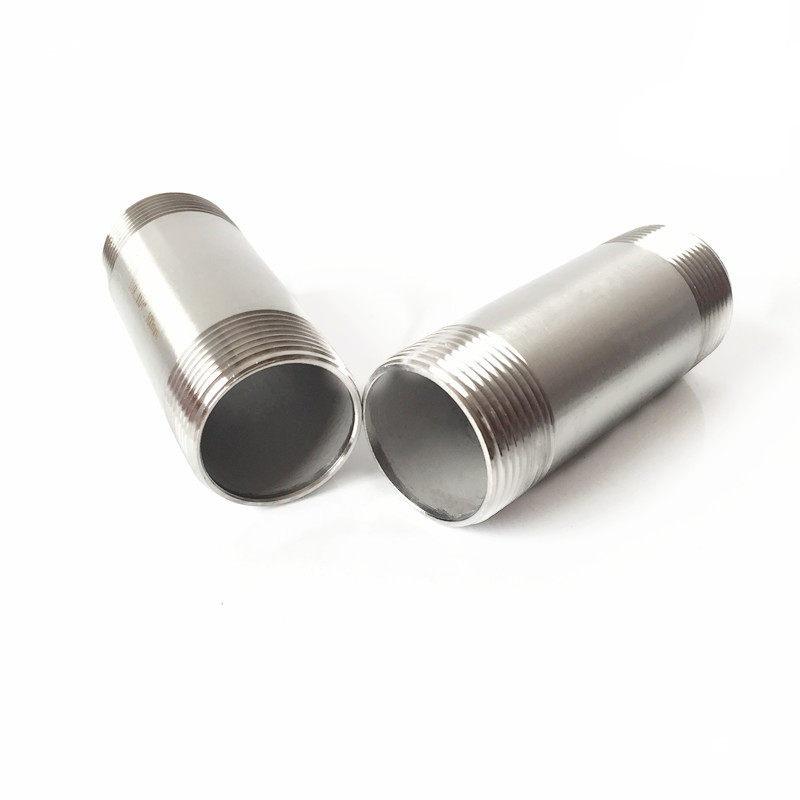 201/304 Stainless Steel Double-Ended Stud, 100mm, External Double Thread, DN15 20