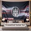 Custom Name Text Tapestry FC St. Pauli Personalized Polyester Wall Tapestry For Bedroom And Room