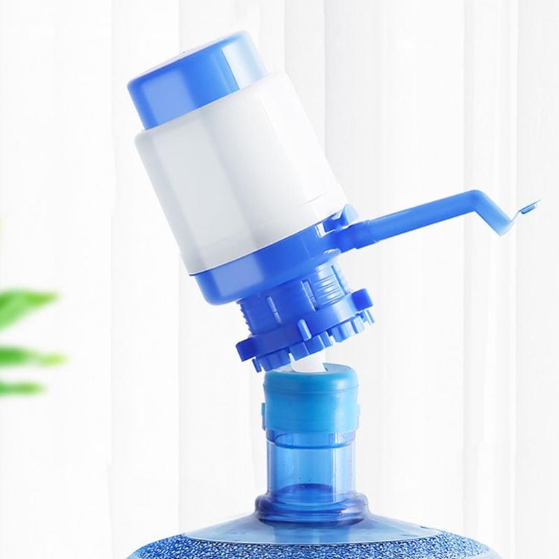 Hand Press Pump Manual Removable Hand Pressure Water Dispenser Food Grade Material Innovative Vacuum Action Drinking Fountain