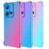 Clear Cute Gradient Pouzdro na telefon Tenký odolný proti poškrábání Flexibilní TPU kryt Nárazuvzdorný ochranný obal pro Vivo Y11s Y12a Y16 Y20g Y22s Y30 Y33s Y35M+ Y38