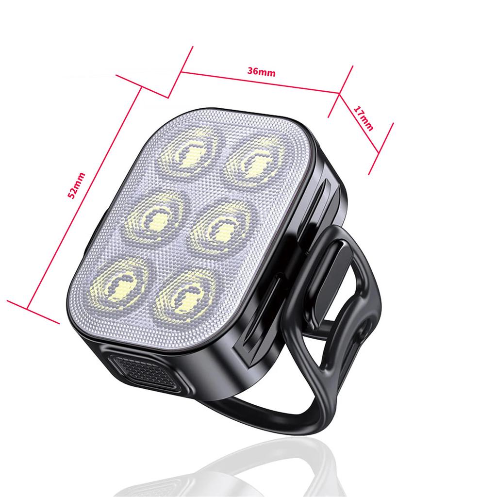 Bicycle Light Arespark USB Rechargeable Front and Rear Waterproof IP65 LED Bicycle Lighting Warning For Mountain Road Mountain Night Safety Hours Fast
