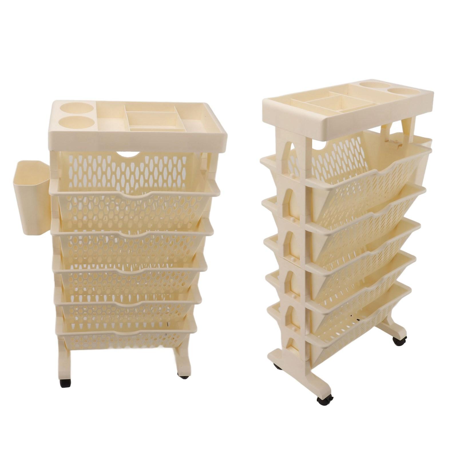 Передвижная книжная полка Съемный книжный шкаф Вращающаяся Многоуровневая мобильная книжная полка для спальни Общежития