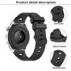 KALEBOL 22mm Dot Pattern Silicone Strap for Samsung Galaxy Watch3 45mm/Huawei Watch GT 5 46mm/GT 5 Pro 46mm Watch Band