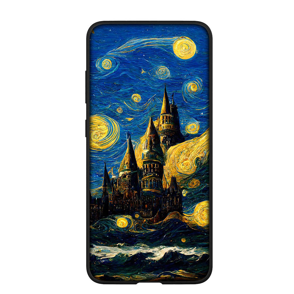 Husă Telefon pentru Samsung Galaxy S25 S24 S23 iPhone 16 15 Xiaomi Redmi Note 14 13 12 16E X 11 Pro Max OPPO Moto Huawei Tapet Floarea Soarelui Van Gogh Husă