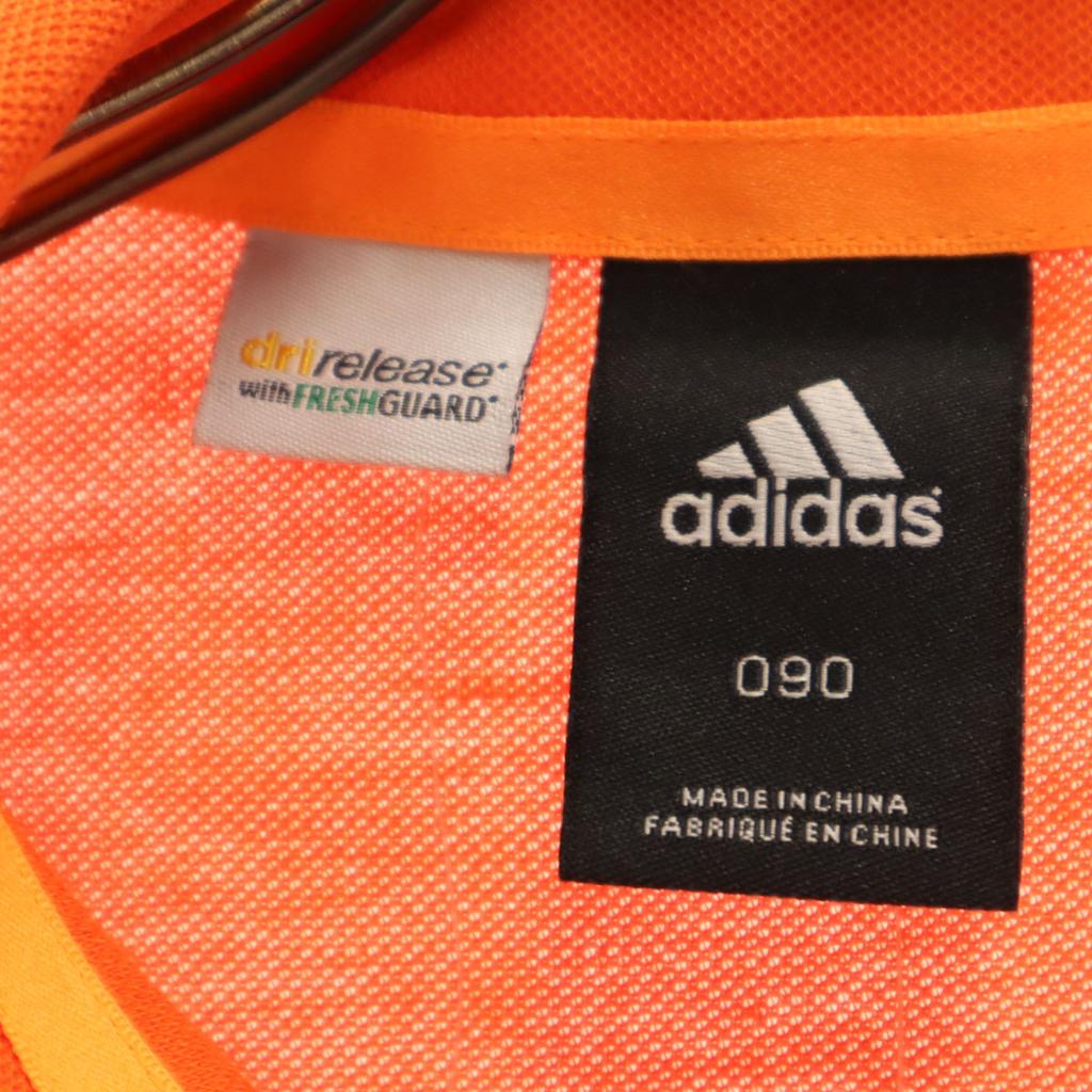 adidas unused Short sleeve Polo shirt 90 Orange Men's Used