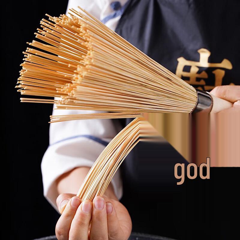 Yimeide Natürlicher Bambusholzgriff Küchenbürste - 5er Pack