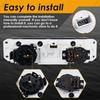 55056558AA HVAC For 2005-2006 Jeep TJ Wrangler 2.4L/4.0L Heater A/C Control Switch Panel Front Climate Control Module