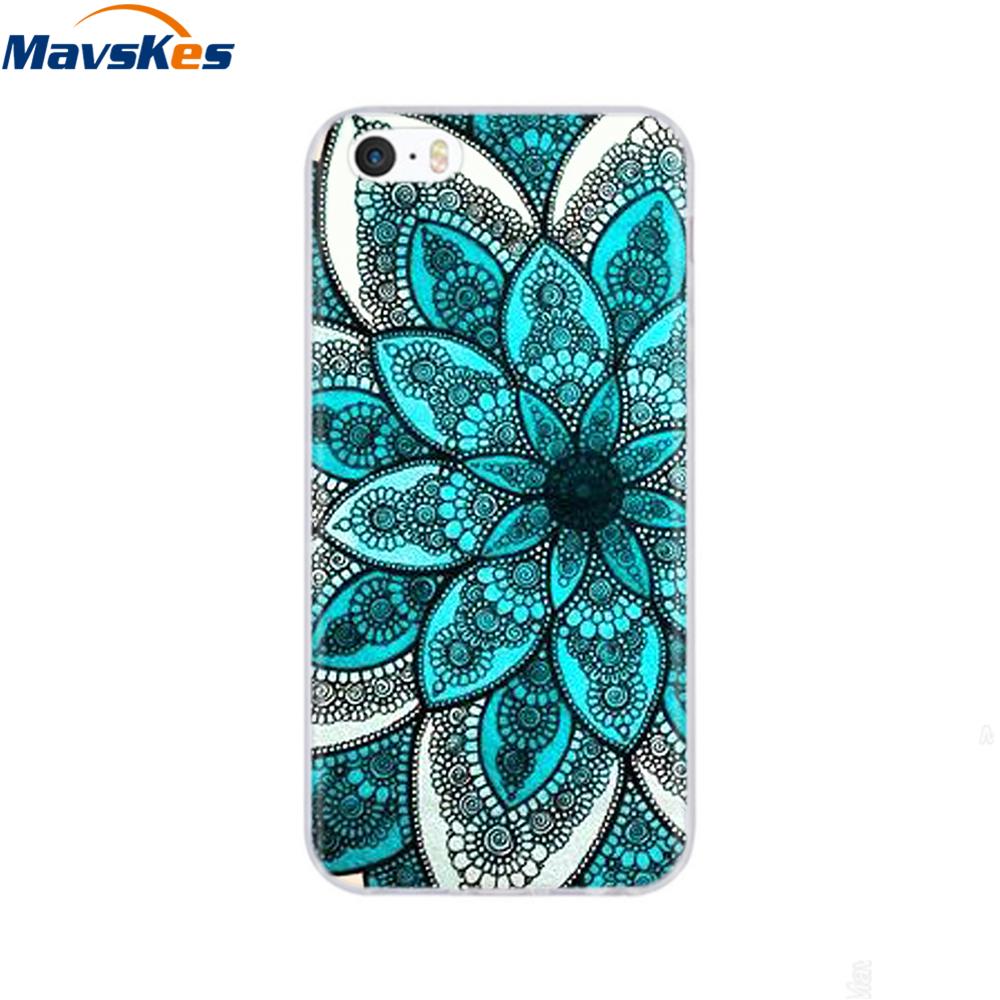 

soft tpu case for iPhone 4 4s 5 5s SE 6 6s cute cartoon cat flower fashionable silicone phone case cover full protective coque iPhone 5S SE 5