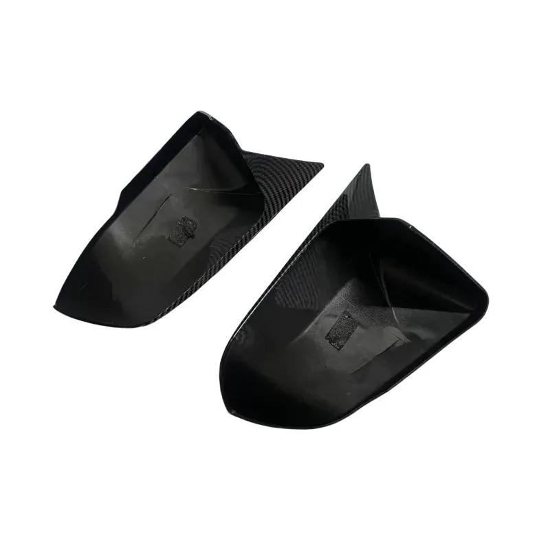 &  Version For Ford Mustang 2015-2024 Mirror Caps Pair Car Side Wing Rearview Mirror Cover Ox Horn Rearview