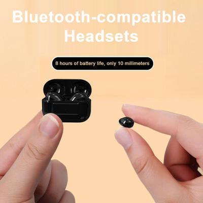 Auricolari Wireless Mini Size Cancellazione del Rumore Design Ergonomico Ultraleggeri Connessione Facile Compatibili Bluetooth Auricolari In-ear