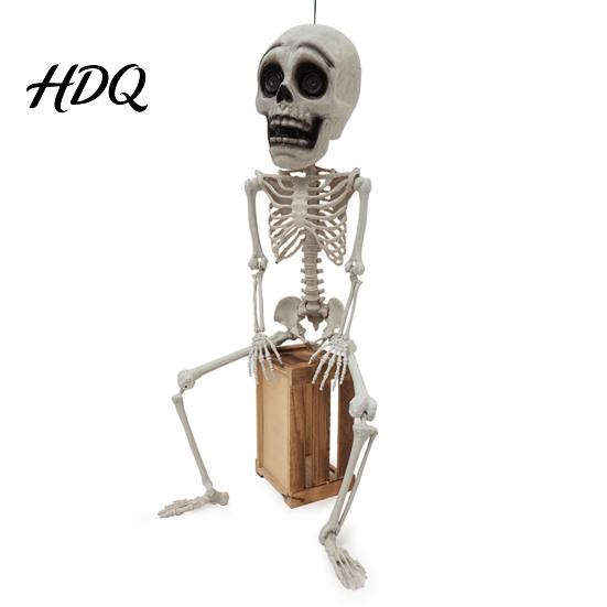 Movable Joint Skeleton for Party Halloween Posable Decoration 41 Inch Full Body Hanging Human with Indoor Outdoor Ornaments Joints Yard Garden Porch