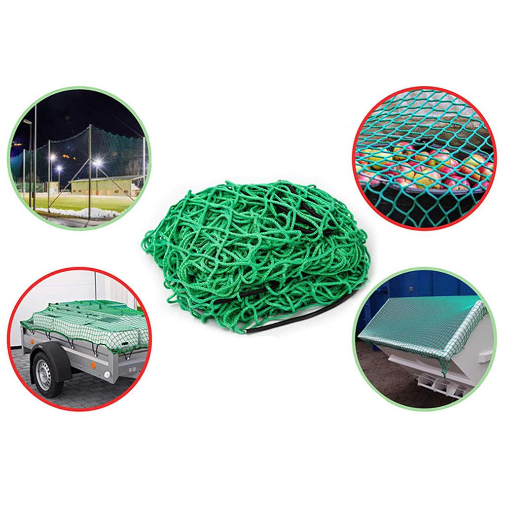 Truck Bed Net for Pickup Heavy Duty Safe Truck Storage Mesh Net for Transportation