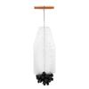 Bottle Brush with Bamboo Handle Food-Grade Nylon Hard Bristles Deep Cleaning Brush for Glass Bottles Cups Kettles