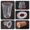 Germination Cup Visible Clear Plant Nursery Growing Box Plastic Seed Starting Pots Seedling Flower Pot Transparent Root ViewCup