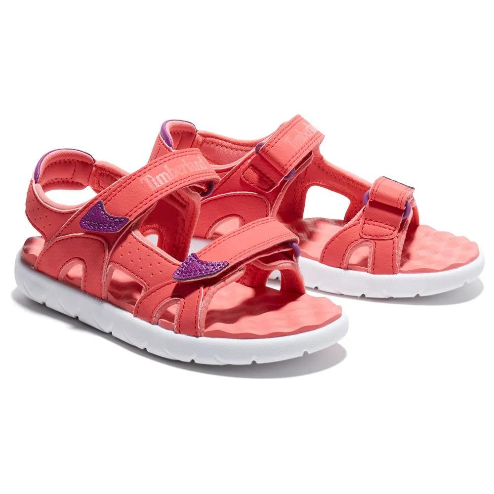 Timberland Perkins Row 2 Strap sandals lightweight eco-friendly Red