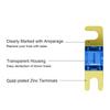Swagell 18 Pcs Mini ANL Fuses, Plated ANL Fuse Pack (20A, 30A, 40A, 50A,