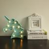 Unicorn Head Cute Led Letter Table Lamp Night Light Children Gifts Light Room