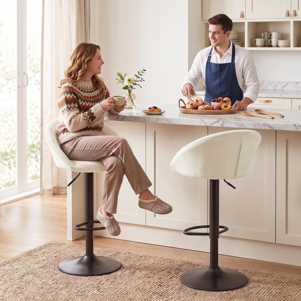 Stool counter backs