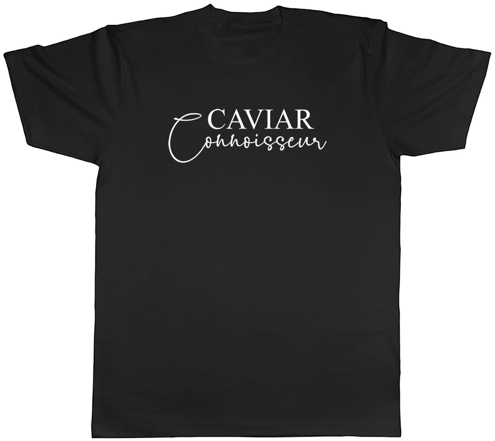 Caviar Connoisseur Mens T-Shirt Beluga Fish Roe Eggs Tee Gift XXL