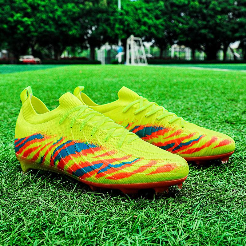 

Детская футбольная обувь для чемпионата мира по футболу для мальчиков и подростков, студентов, женщин, TF, сломанные ногти, AG, длинные ногти, соревнования, тренировочная обувь 45 жёлтый