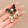 Women's Adjustable Butterfly Brooch Waist Clip Collar Pin Slimming Effect for Party Office and Street Style