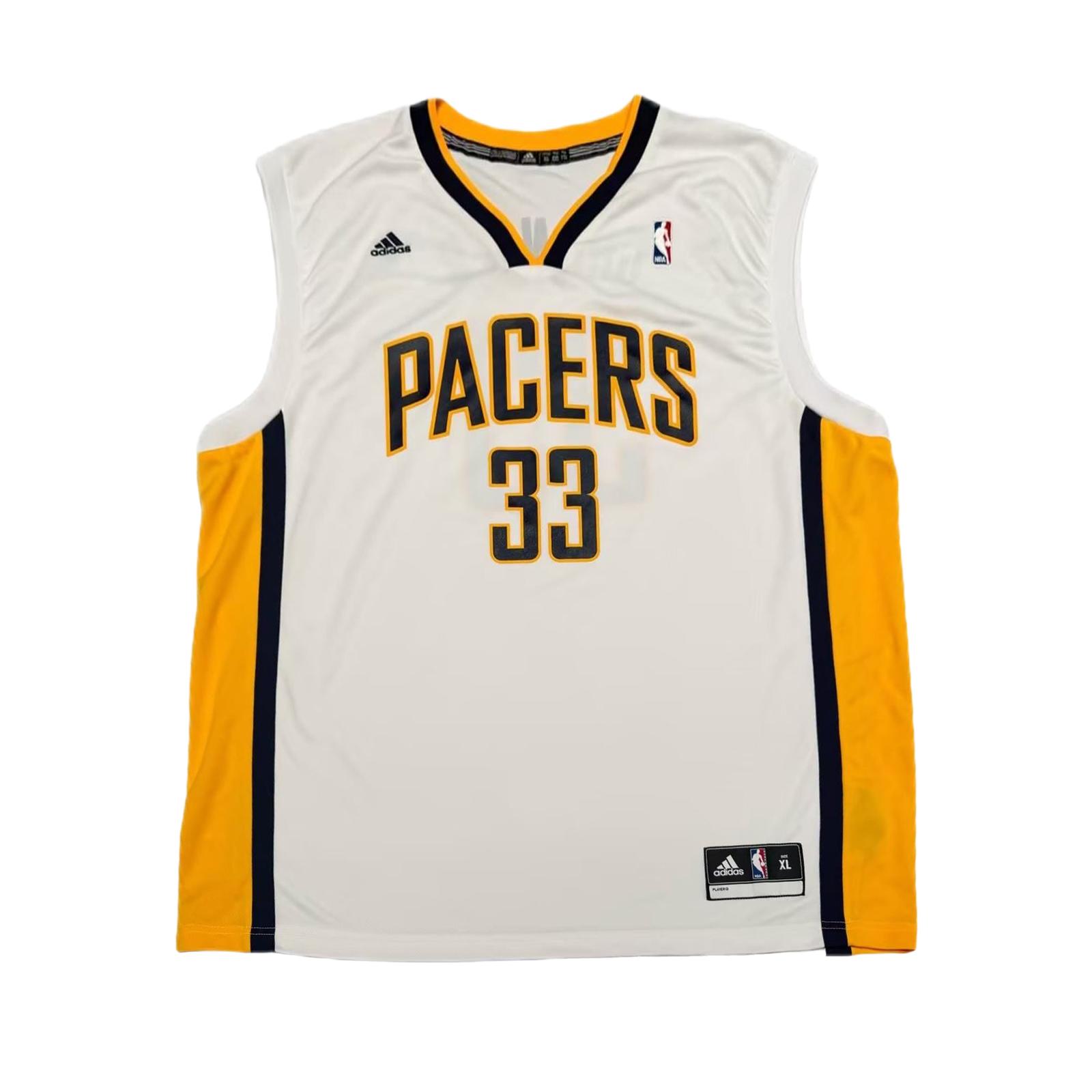 

Adidas NBA Granger Pacers 33 Number Pullover Printed Fashion Sleeveless Casual Basketball Jersey Unisex jersey 7818A-3A5-AEB740 XL