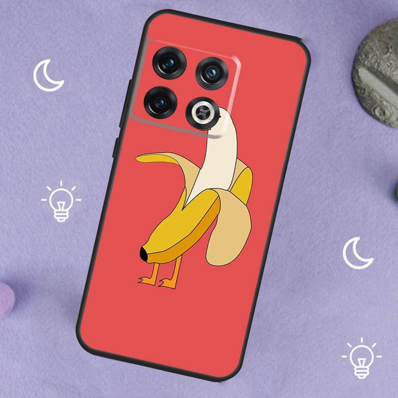Memes Cartoon Funny Banana Case For OnePlus 13R 12R 10R 13T 15 13 12 11 8T 10T Nord CE 4 3 2 Lite N20 N30 Nord 5 Cover