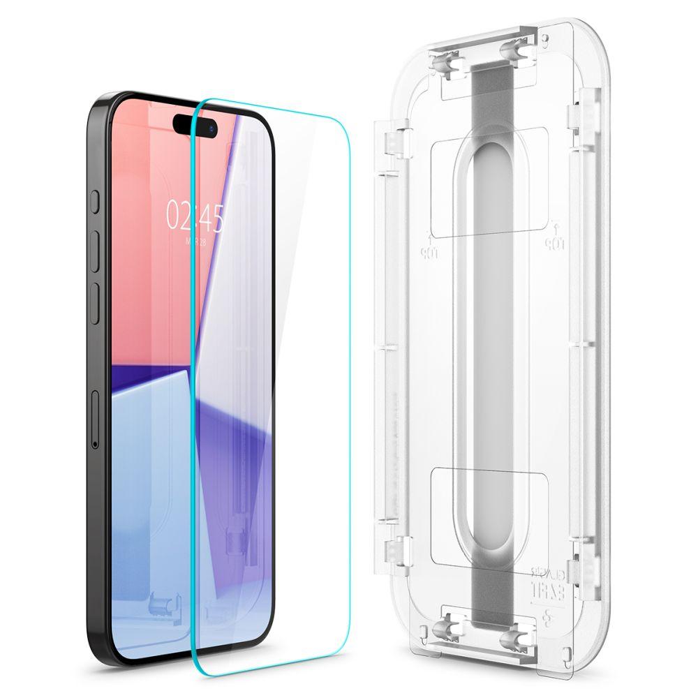 Szkło Hartowane Spigen Glas.tr Ez Fit 2-Pack Iphone 15 Pro Max Clear