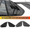För Toyota RAV4 ABS-plast Bakre Fönster Kvartalslucka Skydd Sidoventil Dekor Bilklistermärke Tillbehör