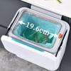 Wall Mounted Kitchen Hanging Garbage Bin Dual Inner with Covered Lid Garbage Recycling Bin Large Capacity Flip Type Storage Bin