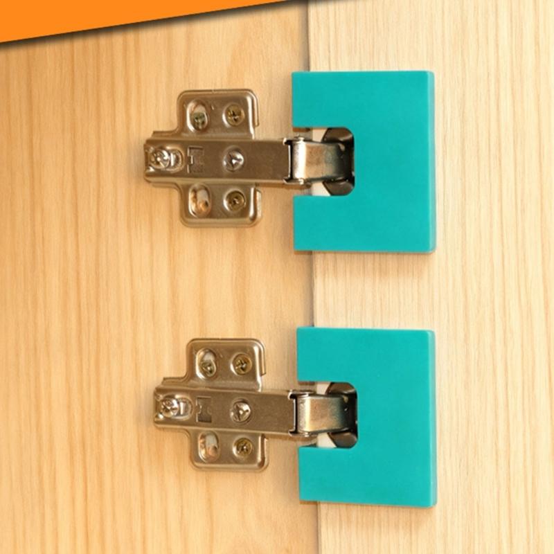 Adjustable Door Hinge Fixing Tool with Magnetic Backing Prevents Shifting 2mm Gaps Alignment for Home Improvement Use