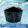 Plastic Fish Tank Planter Slotted Corner Plant Basket Hydroponic Plant Holder  Hydroponic Planting