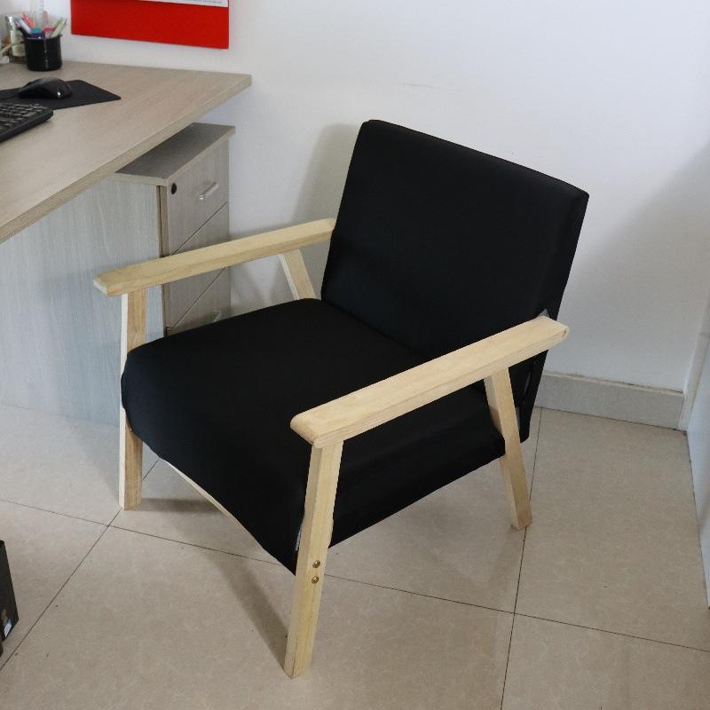 Elastic Single Sofa Cover Solid Universal Wood Chair Cover High Stretch Hotel Living Room Furniture Arm Chair Protector Cover