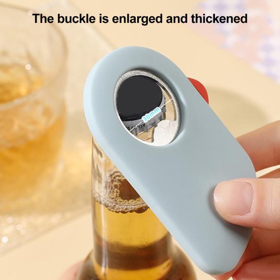 Fridge Bottle Opener Strong Magnetic Compact Design Portable Cartoon Shape Beer