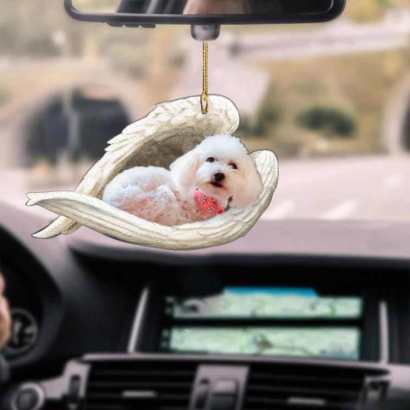 Fun And Colorful Acrylic Balloon Dog Car Mirror Charm For Adding Character To Vehicle Your