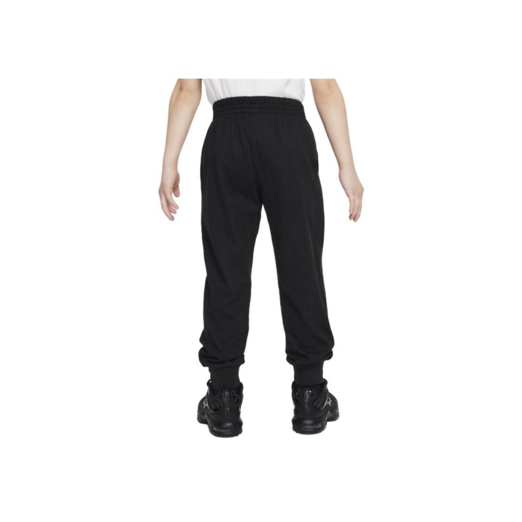 Nike Casual Long Pants Simple Letter Elastic Waist Comfortable Versatile Breathable Kids bottoms Black HM9272-010